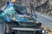 Odron na putu Banjaluka - Jajce smrskao automobil