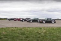 Окршај седам генерација Поршеа 911 Турбо у утрци убрзања