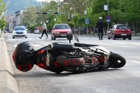 Sudar automobila i motcikla u centru Banjaluke