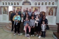 Trostruko krštenje za Đurđevdan i krsna slava u kući punoj djece