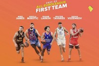 Idealnih pet Evrolige: Mirotić, Larkin, Džejms, Vezenkov,Tavares