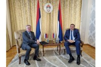 Dodik sa  Kalabuhovom: Predstavnici Srpske neće dozvoliti uvođenje sankcija Rusiji