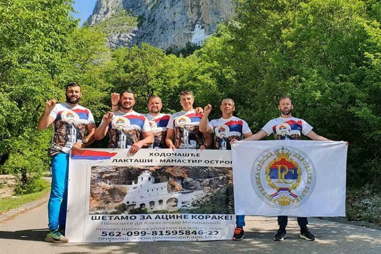 Петорица пријатеља из Лакташа препјешачили 420 километара за 12 дана