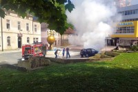 Izgorio automobil u Srebrenici