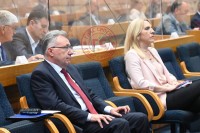 Амбасадор Русије у БиХ, Игор Калабухов и предсједник Републике Српске, Жељка Цвијановић