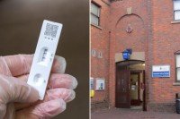 Policajac nacrtao crvene linije na testu na koronu da bi dobio bolovanje