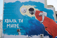 Aleksandar Mitrović dobio mural u Beogradu