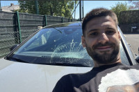 Mitrović polupao šoferku saigraču, pa napravio selfi