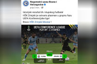 FS BiH čestitao Zrinjskom na uspjehu, a tim ispao