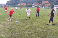 Đokić na druženju sa fudbalerima Čelika