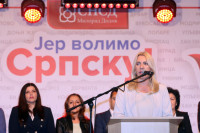 Cvijanović: Građani znaju da su uz SNSD sigurni i oni i Srpska
