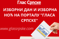 Izborni dan i izborna noć uživo na portalu „Glasa Srpske“