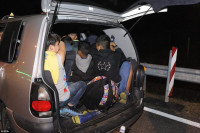 U koloni vozila otkriven 31 migrant