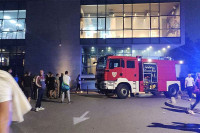 Mostar: Požar u sportskom centru, posjetioci razbijali prozore da izađu