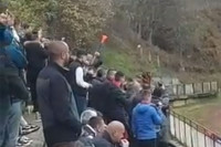 Motorka u Čajniču: Nesvakidašnji detalj sa utakmice Kupa RS (VIDEO)