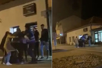 Više osoba brutalno pretuklo policajca ispred lokala u Grudama VIDEO