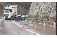 U sudaru automobila i kamiona jedna osoba povrijeđena