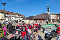 Pale: Moto-mrazevi tradicionalno obradovali mališane
