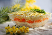 Posna mimoza salata - cvijet svakog stola punog posnih đakonija