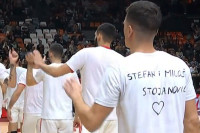 Snažna poruka Nedovića na utakmici protiv Valensije, pružio podršku ranjenim mladićima na KiM