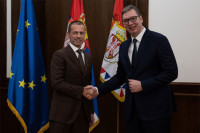 Vučić, Čeferin: Srbija na putu da organizuje vrhunske fudbalske spektakle