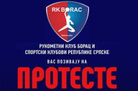 Borac protestvuje za spas svojih prostorija