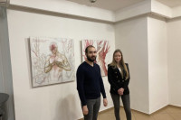 Prijedor: Otvorena izložba "Poreklo bezdana" autora Ivane Jelić