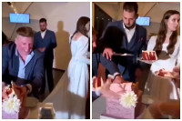 Pijani gost počeo mladence gađati tortom, mladoženjina reakcija mnoge oduševila