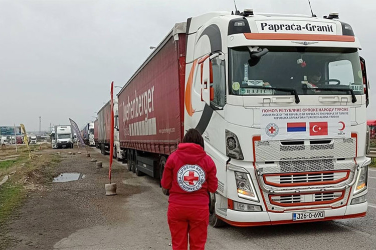Kamioni sa humanitarnom pomoći iz Srpske stigli u Tursku