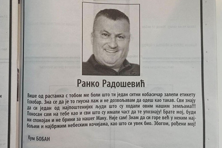 Осам страна читуља за Ескобара