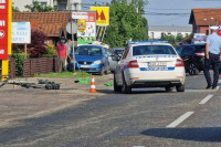 Teška saobraćajka u Bijeljini: Motociklisti slomljena butna kost, biciklista takođe povrijeđen