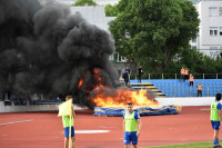 Navijači Širokog izazvali požar na stadionu Poljice