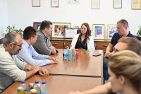 Ruski novinari u posjeti "Glasu"