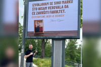 Ovo je Marko kojem je majka na bilbordu uputila javno izvinjenje: Poslije diplome ide i kod matičara