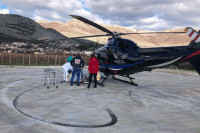 Pacijent će biti prebačen helikopterom iz Trebinja u Banjaluku kada to dozvole vremenski uslovi