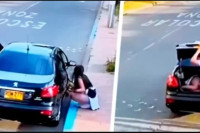 Dramatična scena: Lukavi ljubavnik sakrio ljubavnicu od svoje žene u gepek automobila
