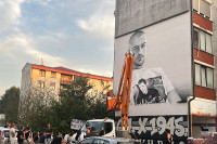 U Kozarskoj Dubici oslikan mural sa likom Ognjena Pralice