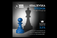 Kraljevska štednja u Novoj banci: Kamatna stopa do 3,5% za online apliciranje