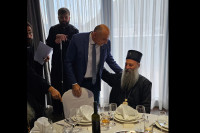 Darko Banjac na donatorskom ručku za obnovu Saborne crkve u Mostaru