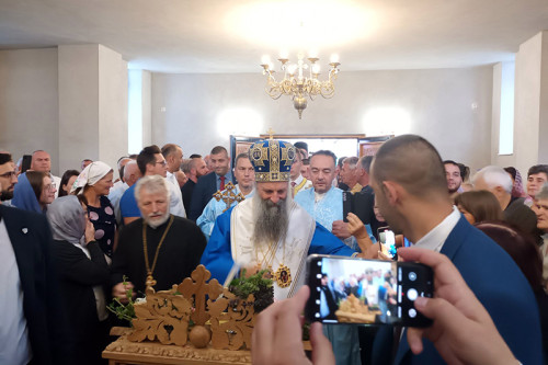 Патријарх служио литургију у Зворнику