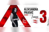 Aleksandra Prijović najavila treći koncert u Sarajevu
