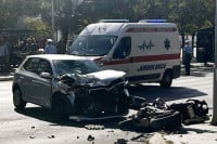 Jeziv sudar automobila i motocikla kod  „Boske“ (FOTO)