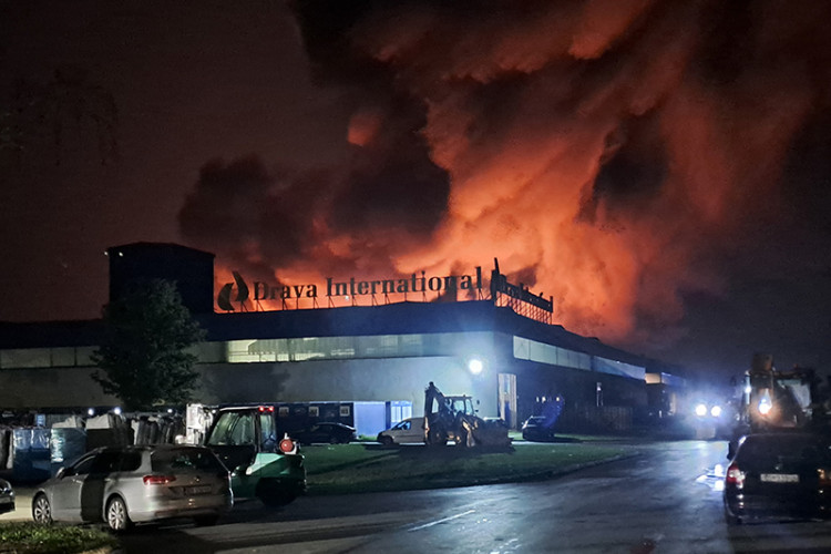 Пожар у Осијеку