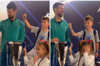 Stefan i Tara imitirali oca i oduševili svijet (VIDEO)