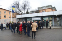 Podrška Dodiku i Lukiću: Predstavnici organizacija iz Srpske ispred Suda BiH