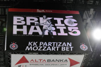 Prije početka utakmice Partizan - Budućnost odata počast Harisu Brkiću