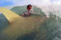 Ribar izvukao neman iz dubina u plićak (VIDEO)