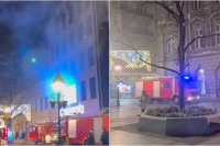 Drama u Beogradu: Gori zgrada u kojoj se nalazi poznati butik (FOTO)