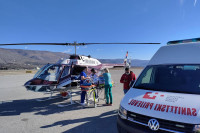 Beba bezbjedno prebačena helikopterom iz Mostara u Beograd