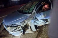 Žestok sudar u Draginju: Vozilo „zgužvano“ na putu